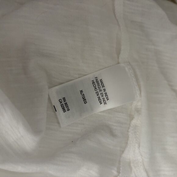 Lucky Brand Tank Top Women's XL Embroidered V-Neck Sleeveless Lace Boho Shirt - Picture 9 of 10